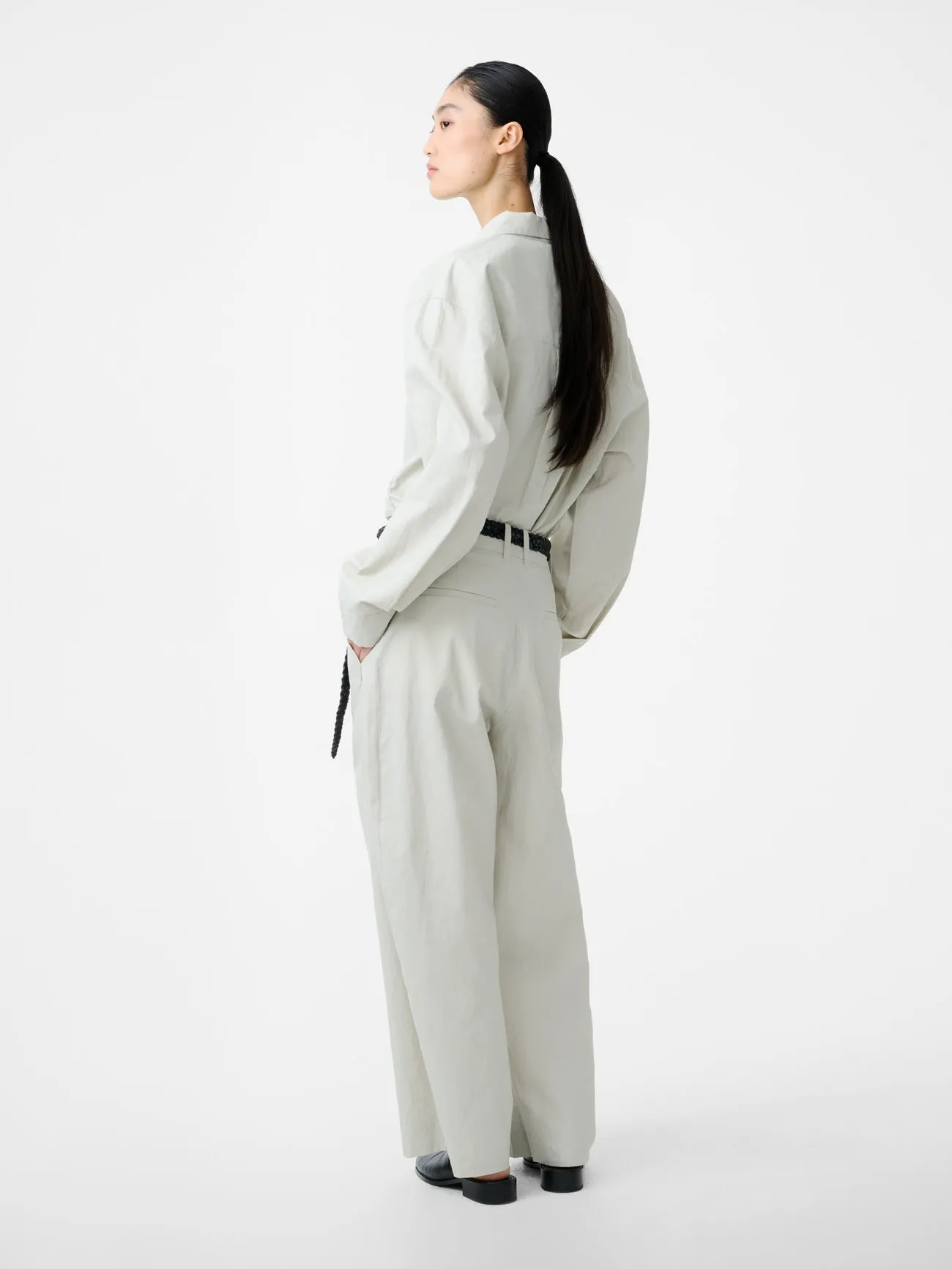 Minos Pant in Bone sold by Studio Nicholson product image thumbnail 5