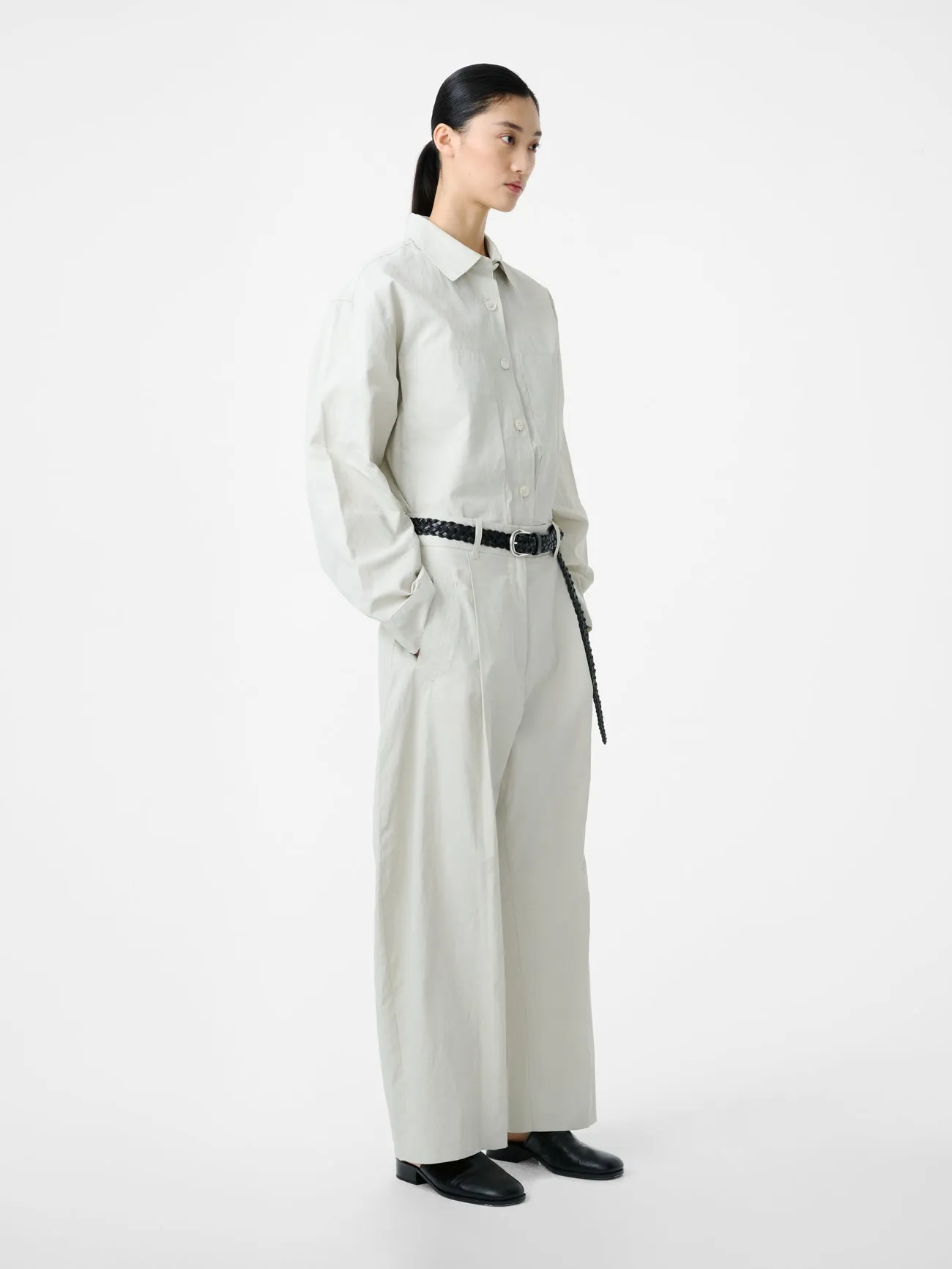 Minos Pant in Bone sold by Studio Nicholson product image thumbnail 4