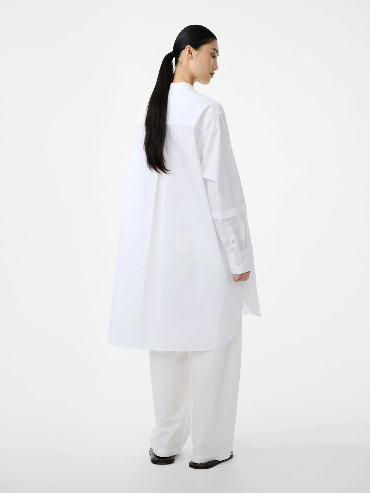 Lalon Dress in White sold by Studio Nicholson product image thumbnail 3