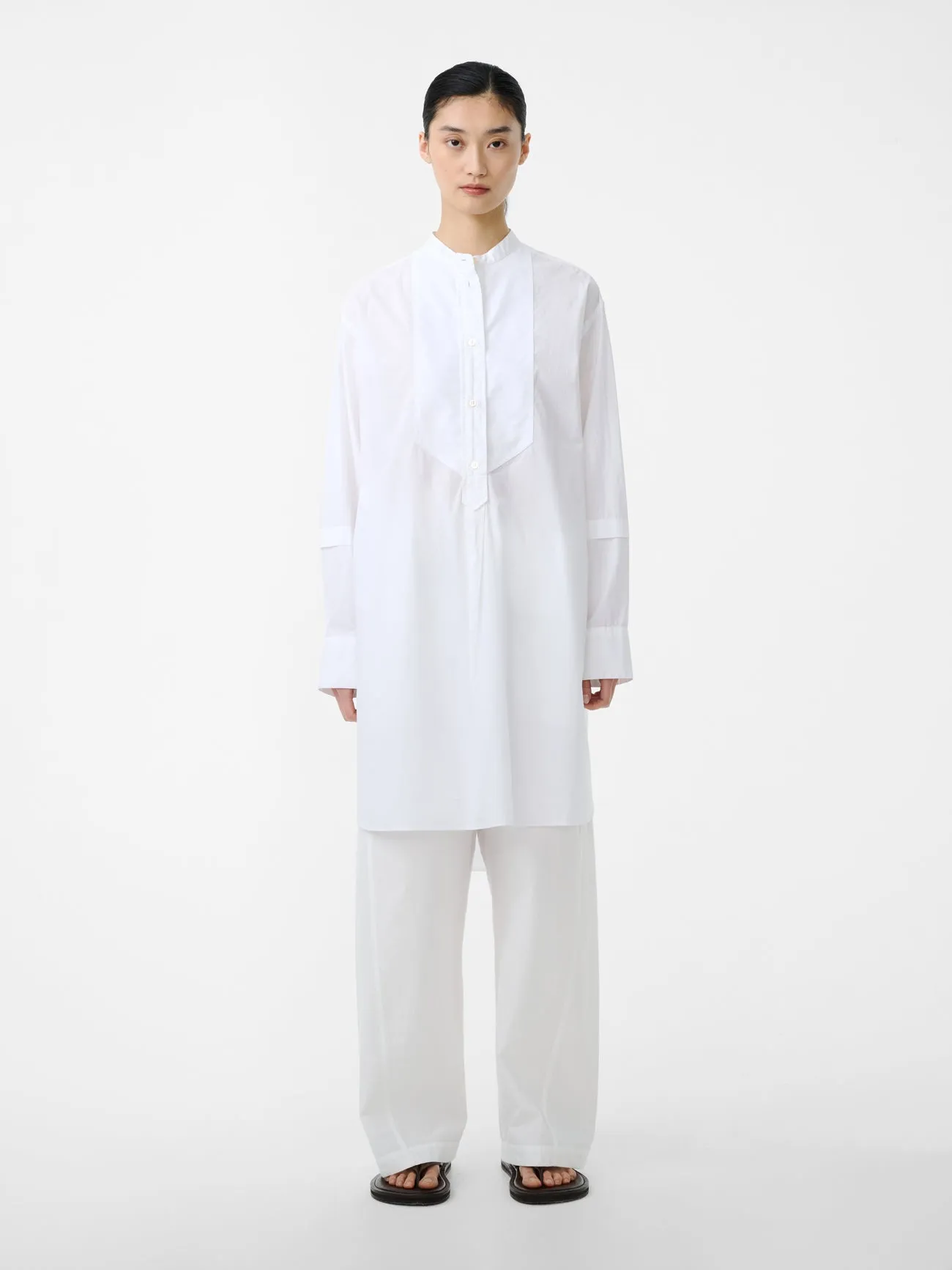 Lalon Dress in White sold by Studio Nicholson product image thumbnail 2
