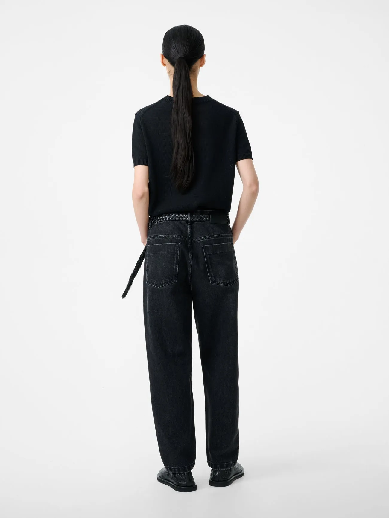 Jura Denim Pant in Washed Black sold by Studio Nicholson product image thumbnail 4