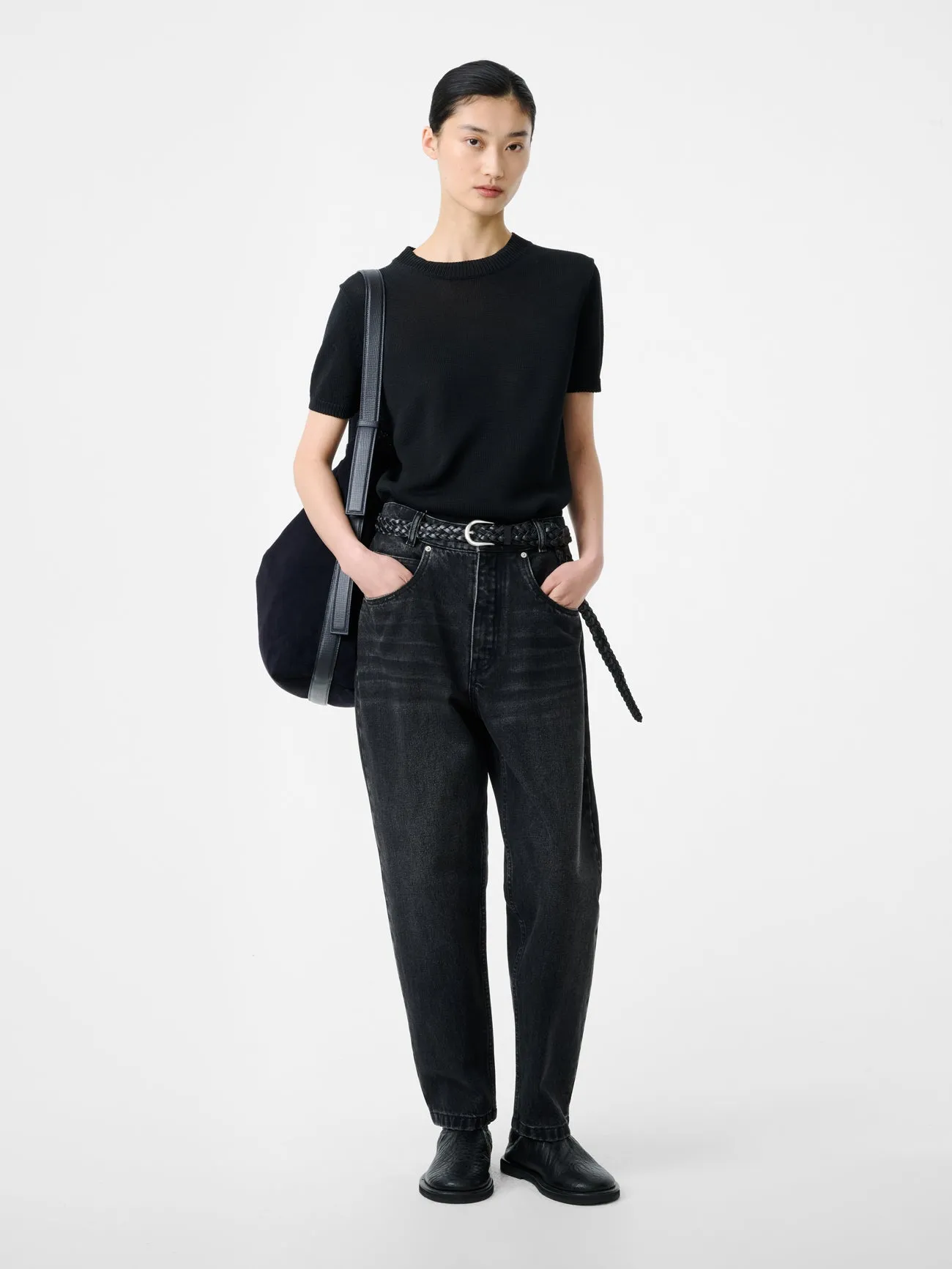 Jura Denim Pant in Washed Black sold by Studio Nicholson product image thumbnail 2