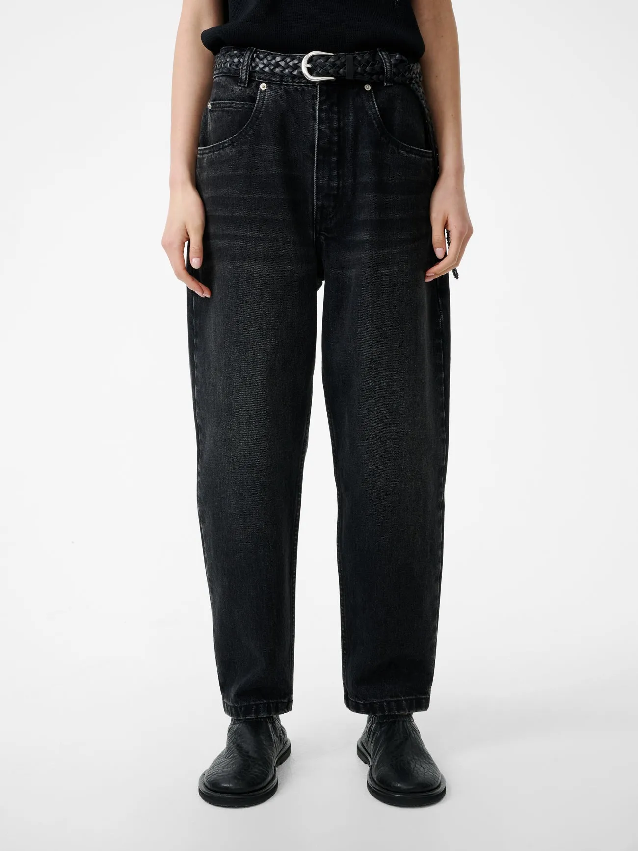 Jura Denim Pant in Washed Black sold by Studio Nicholson product image thumbnail 5
