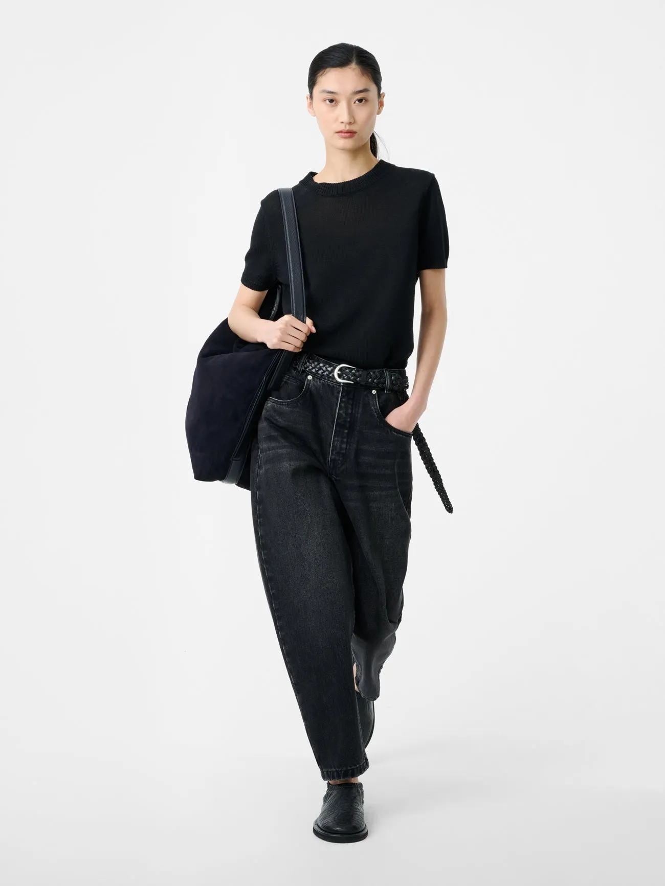 Jura Denim Pant in Washed Black sold by Studio Nicholson product image thumbnail 3
