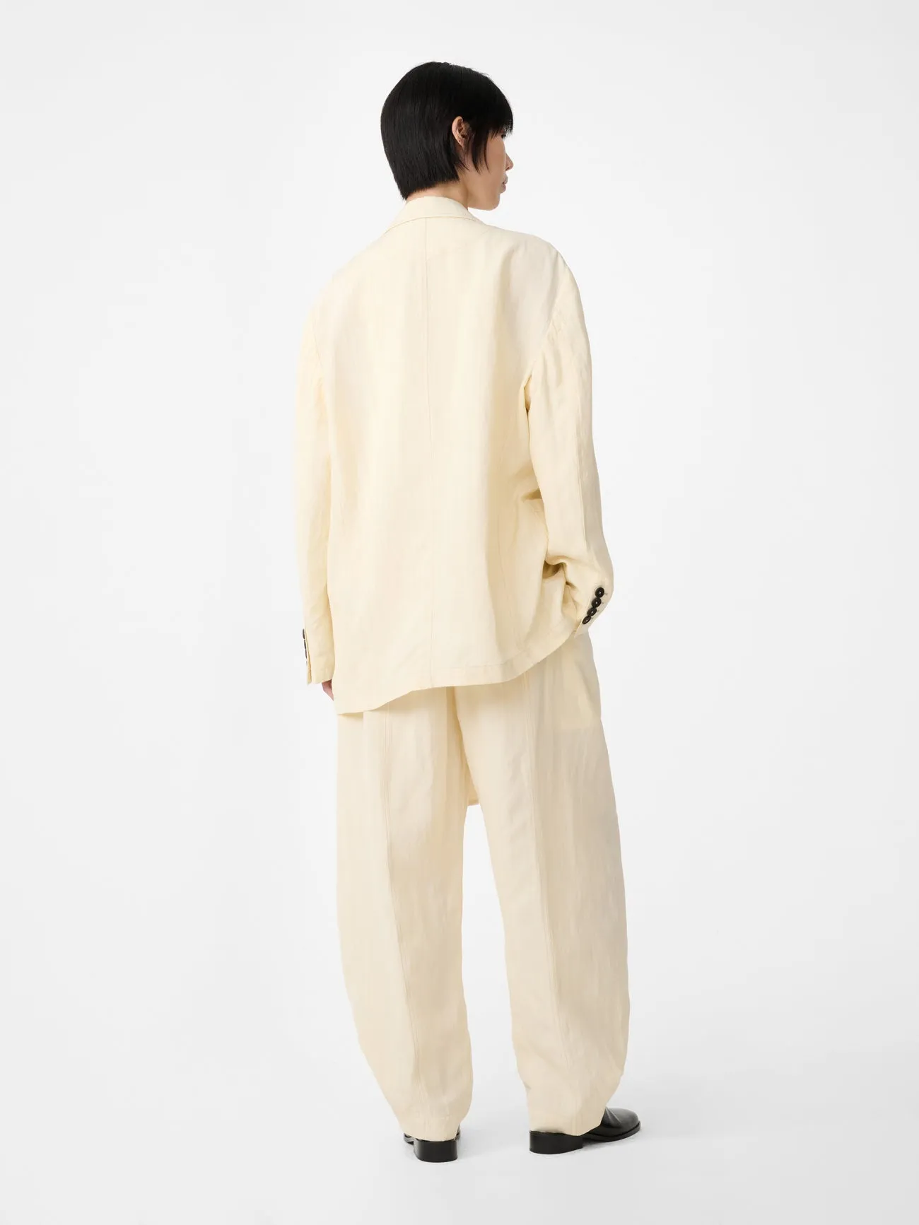 Elkin Jacket in Alabaster sold by Studio Nicholson product image thumbnail 5