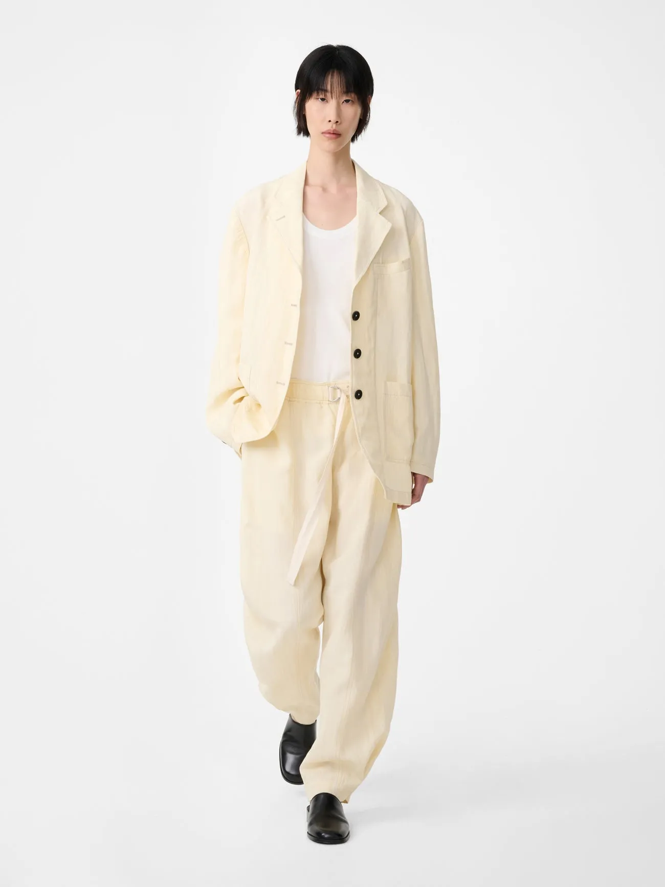 Elkin Jacket in Alabaster sold by Studio Nicholson product image thumbnail 2