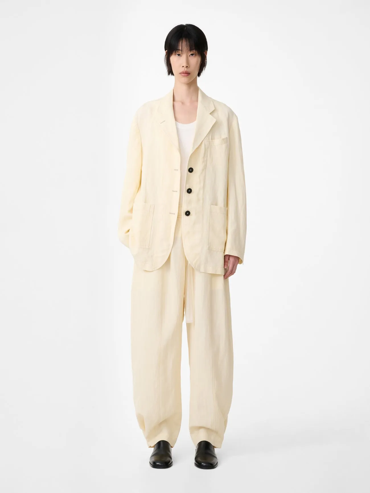 Elkin Jacket in Alabaster sold by Studio Nicholson product image thumbnail 3