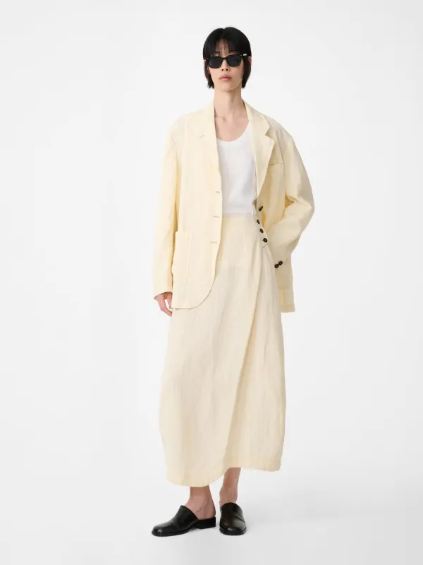 Bryde Skirt in Alabaster made by Studio Nicholson