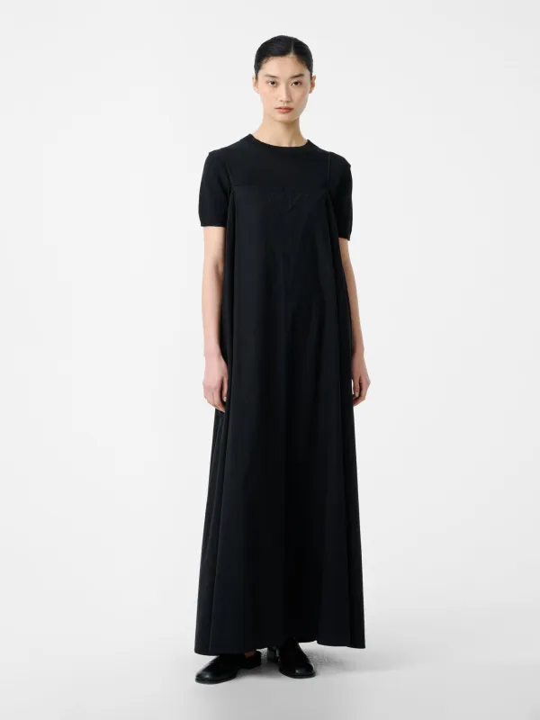 Achille Dress in Black made by Studio Nicholson