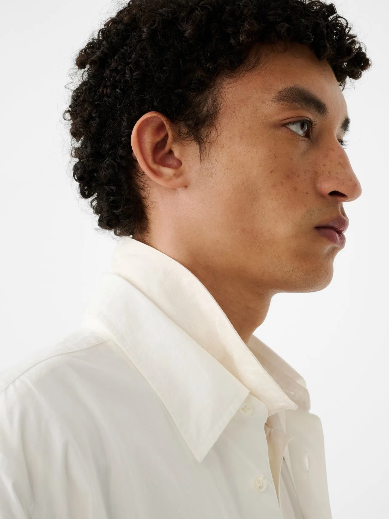 View Shirt in Optic White sold by Studio Nicholson product image thumbnail 4