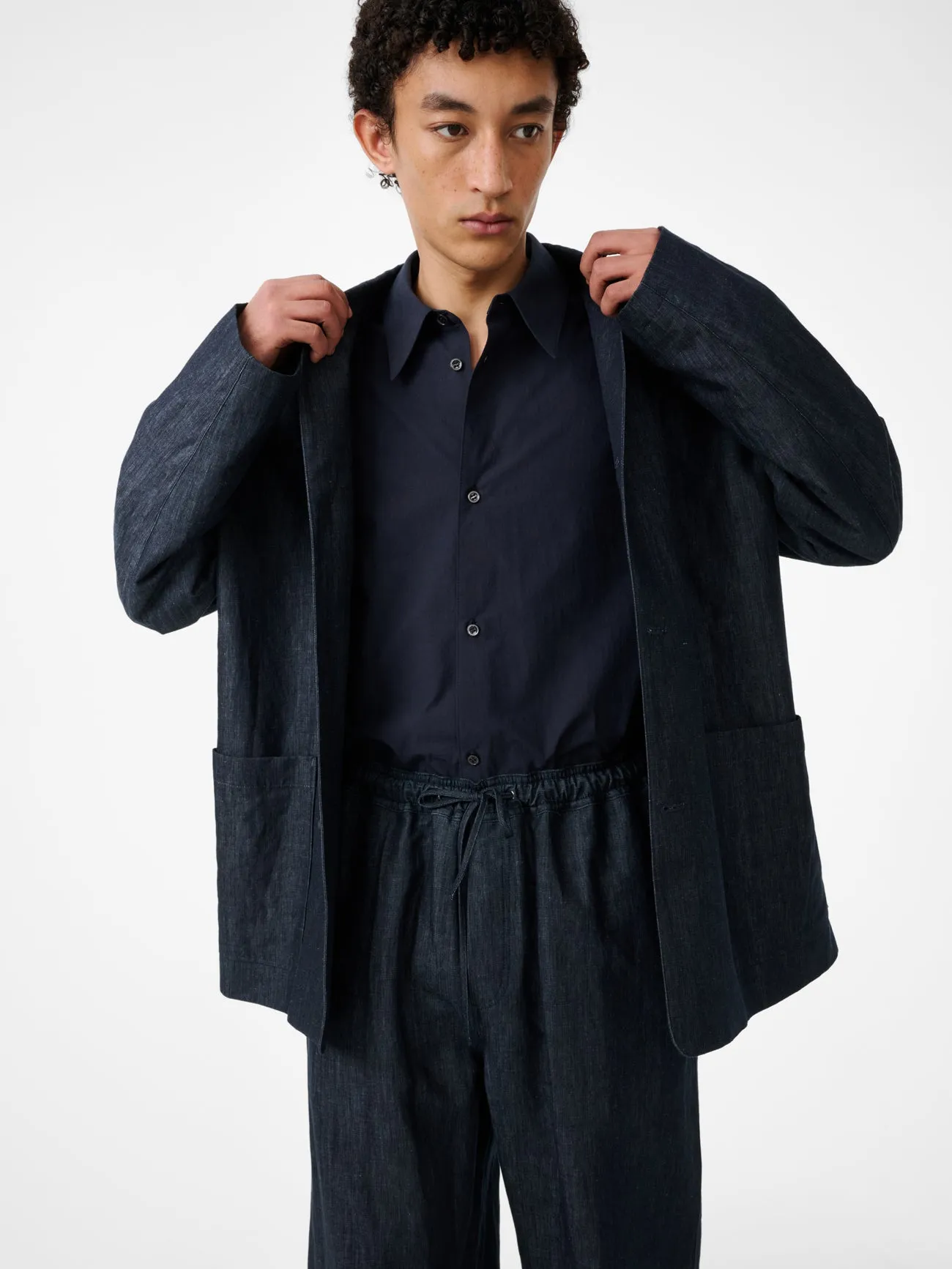 View Shirt in Ink sold by Studio Nicholson product image thumbnail 3