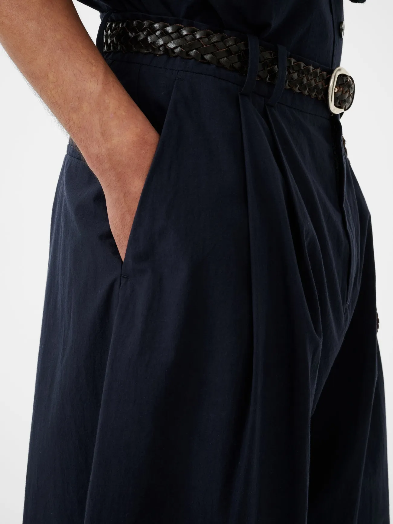 Line Pant in Ink sold by Studio Nicholson product image thumbnail 4