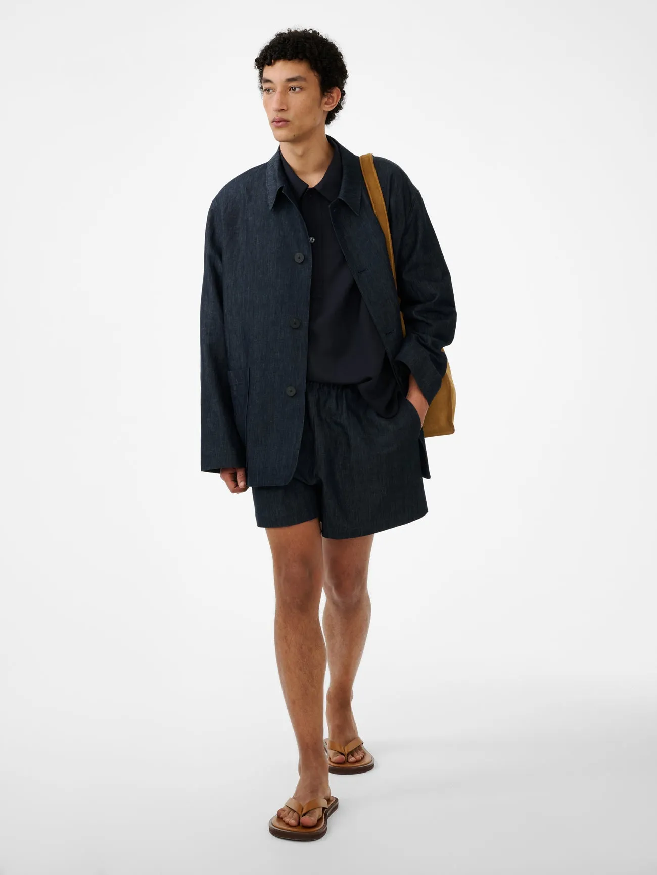Lemmer Shirt in Darkest Navy sold by Studio Nicholson product image thumbnail 4