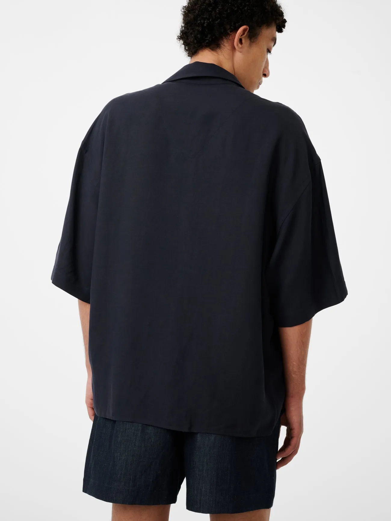 Lemmer Shirt in Darkest Navy sold by Studio Nicholson product image thumbnail 5