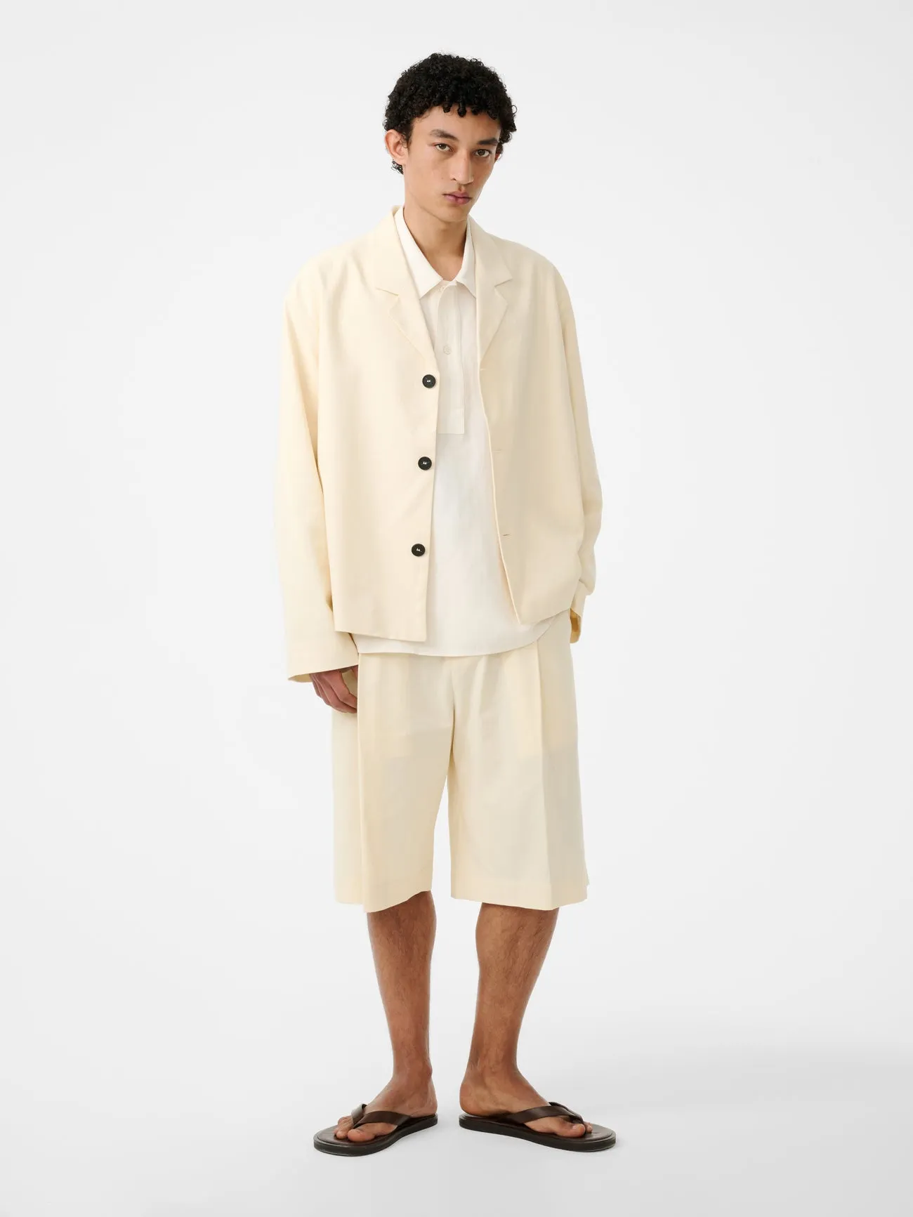 Fowld Short in Antique White sold by Studio Nicholson