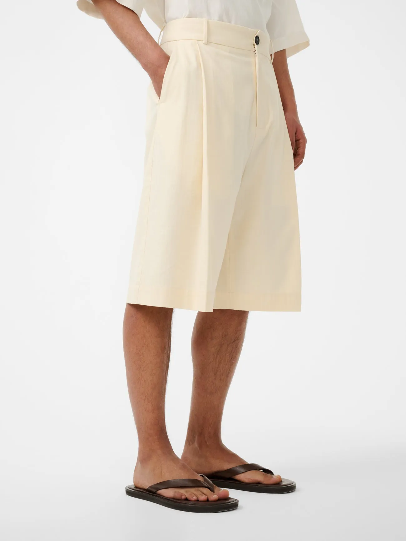 Fowld Short in Antique White sold by Studio Nicholson product image thumbnail 5