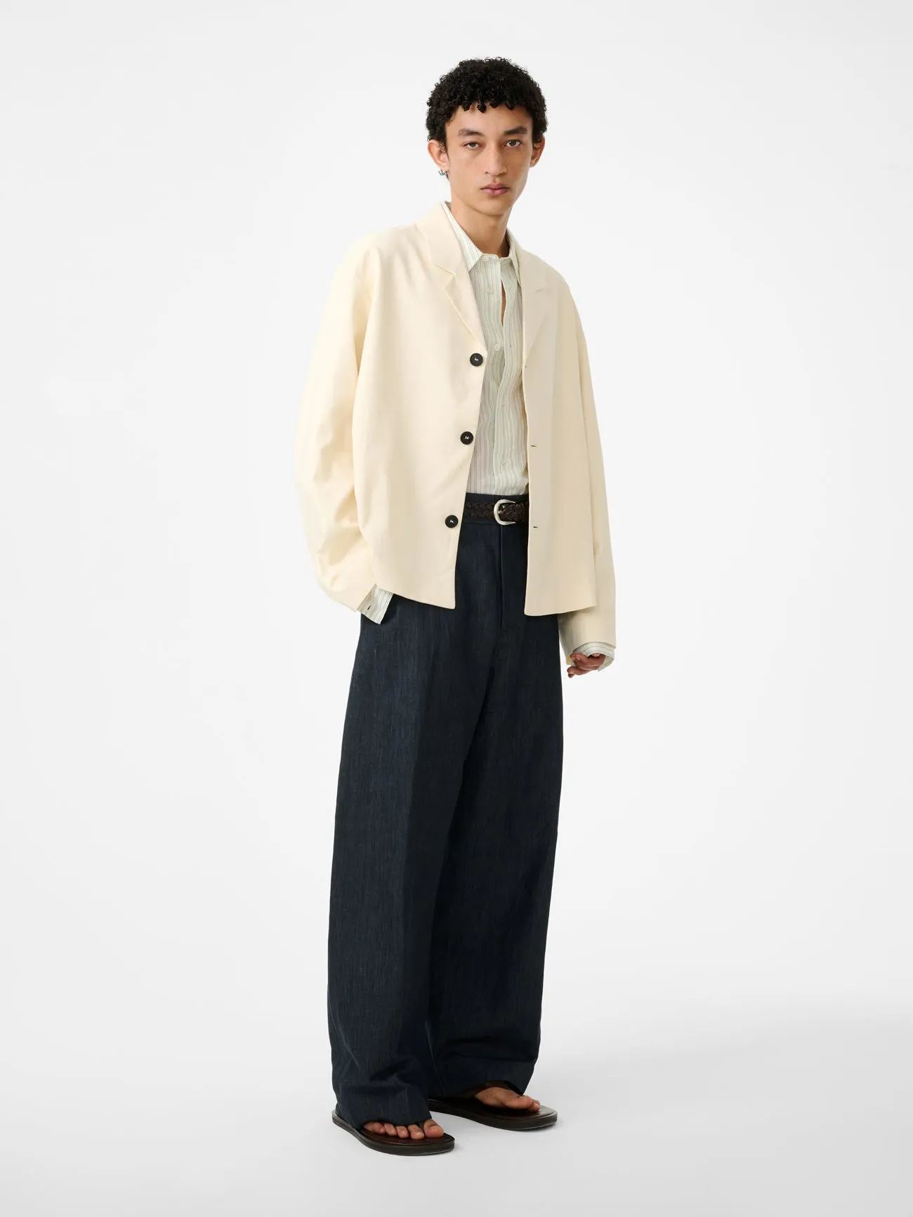 Ferro Jacket in Antique White sold by Studio Nicholson product image thumbnail 3