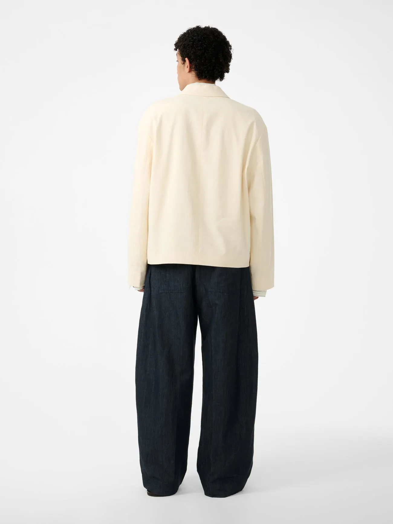 Ferro Jacket in Antique White sold by Studio Nicholson product image thumbnail 5
