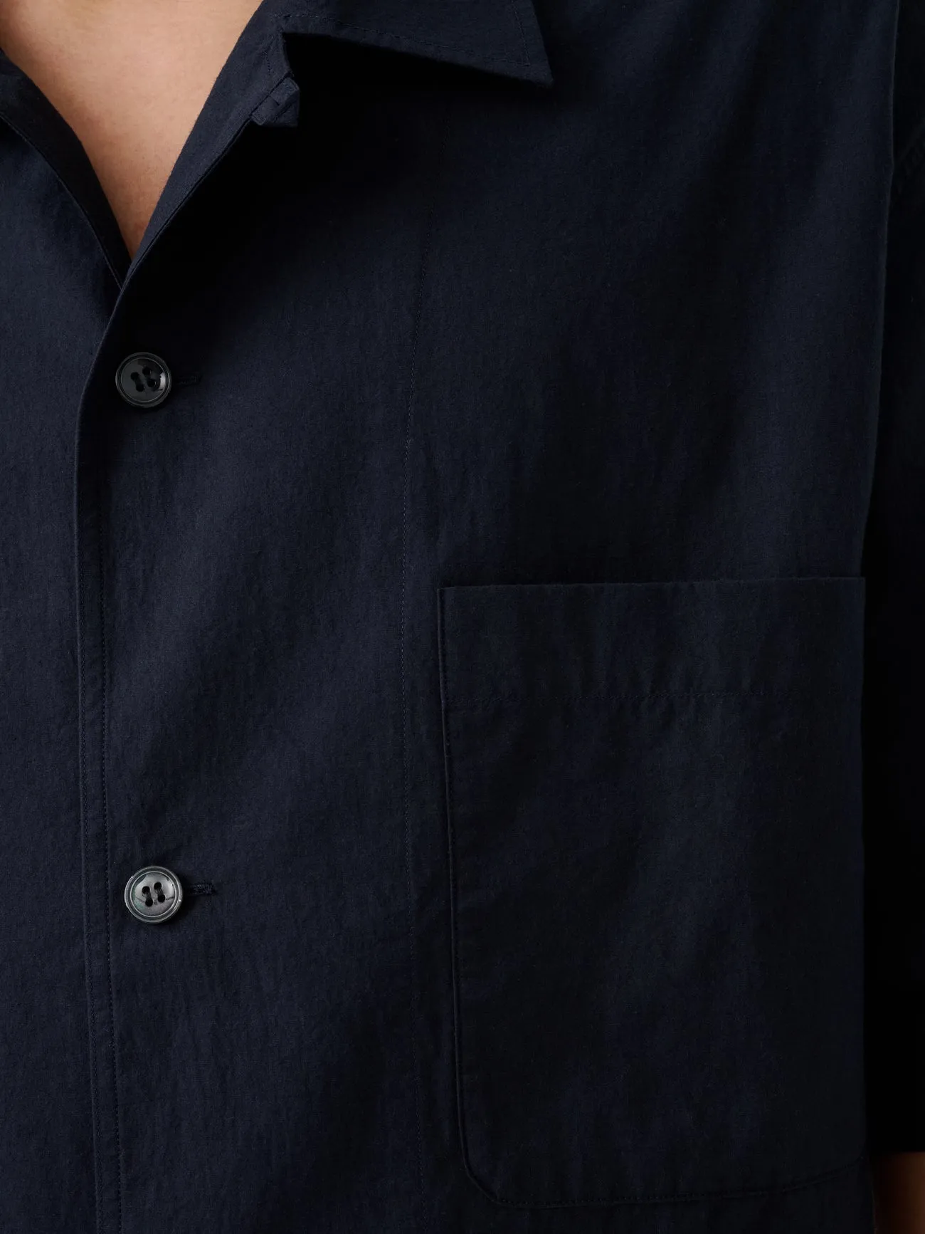 Agios Shirt in Ink sold by Studio Nicholson product image thumbnail 5