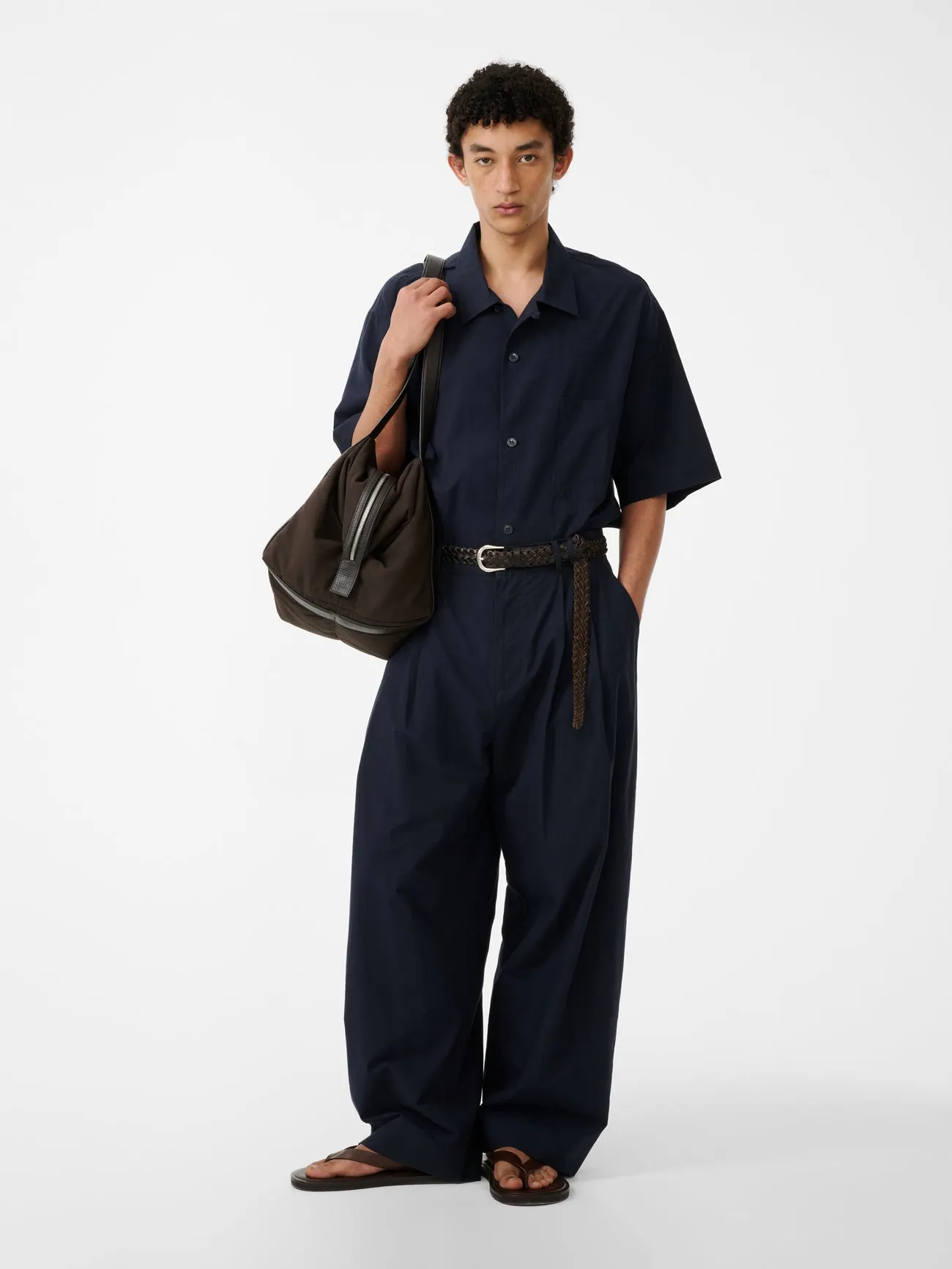 Agios Shirt in Ink sold by Studio Nicholson product image thumbnail 2