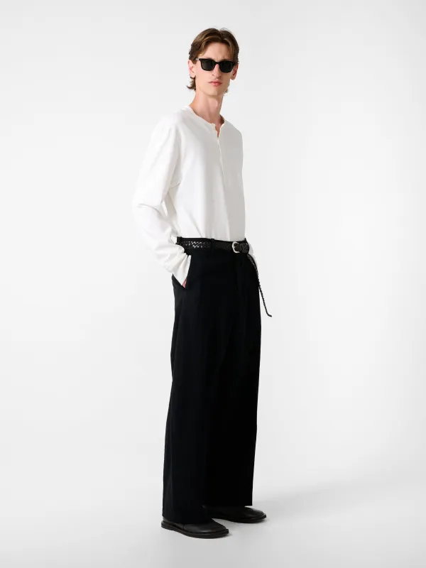Fume Wool Pant in Black made by Studio Nicholson