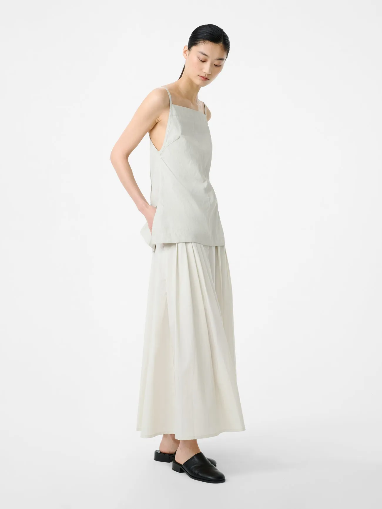Agat Skirt in Bone sold by Studio Nicholson product image thumbnail 5