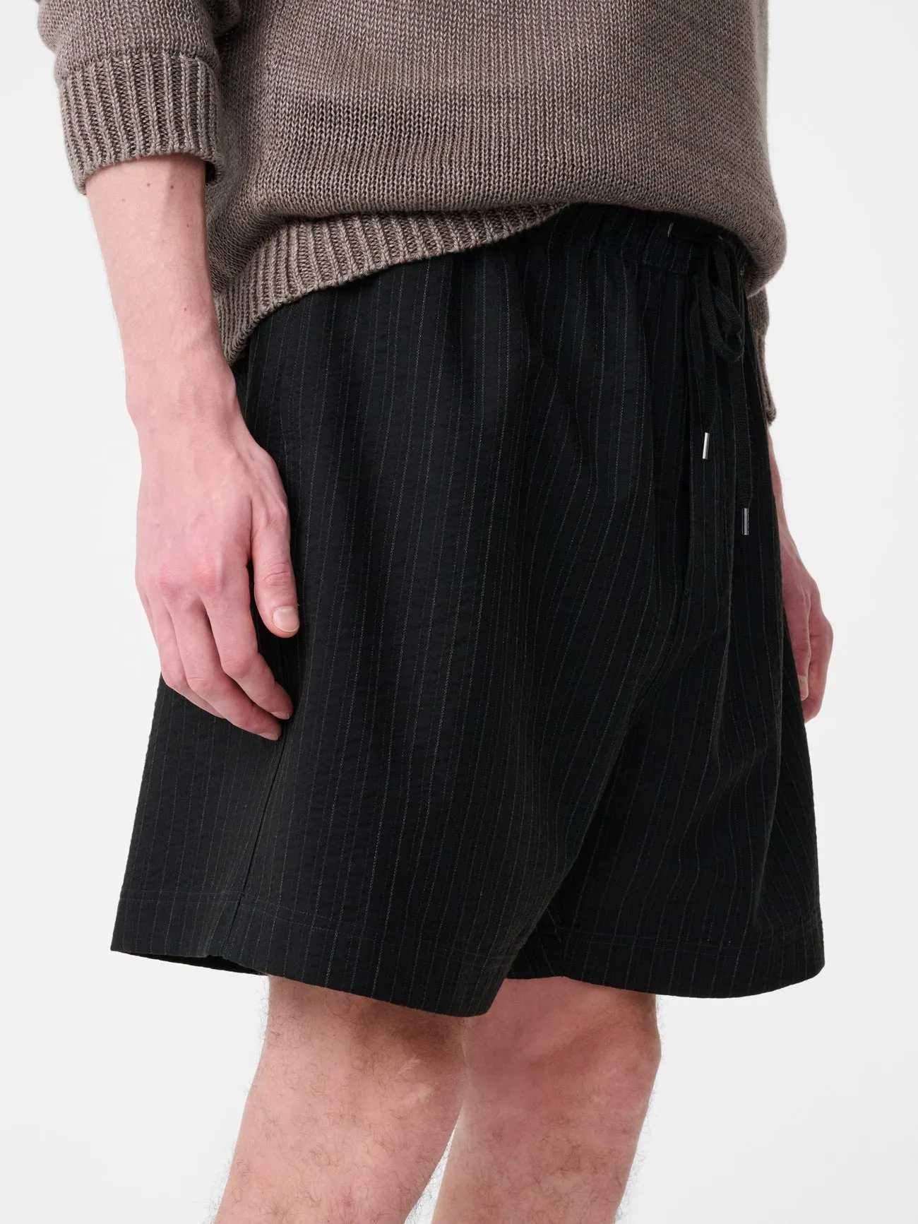 Starboard Short in Black sold by Studio Nicholson product image thumbnail 5