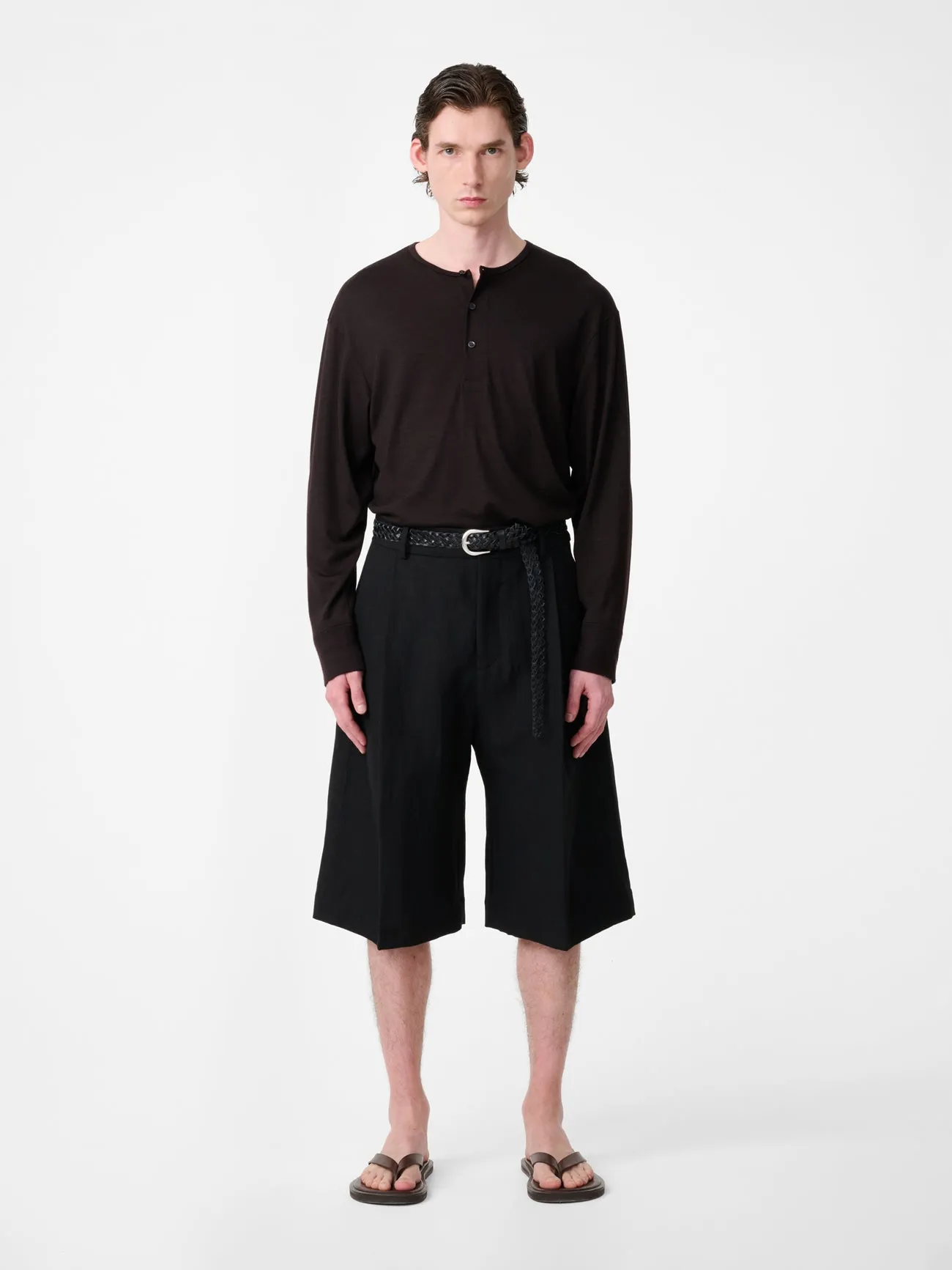 Kuyto Jersey in Black Grape sold by Studio Nicholson product image thumbnail 2