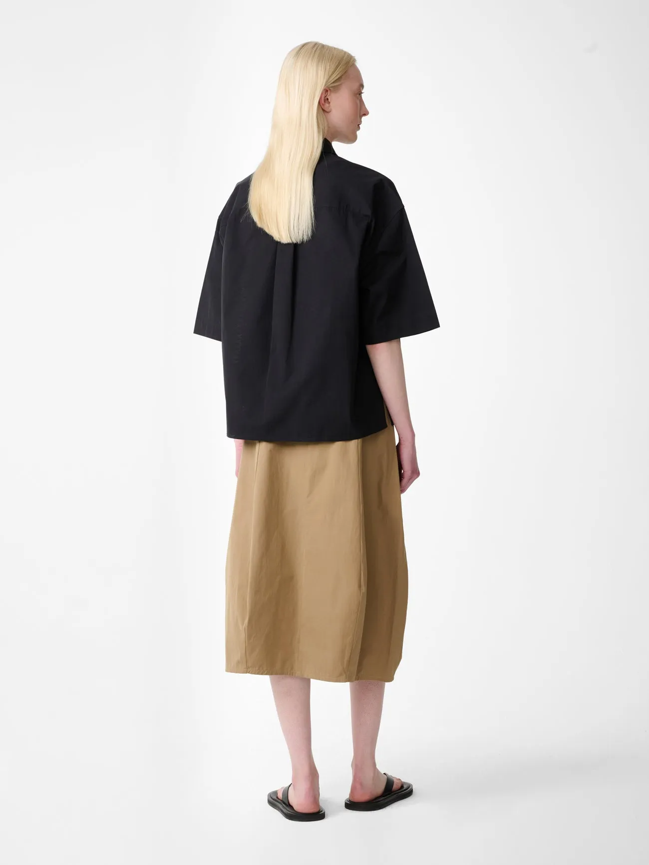 Tocoa Shirt in Black sold by Studio Nicholson product image thumbnail 5
