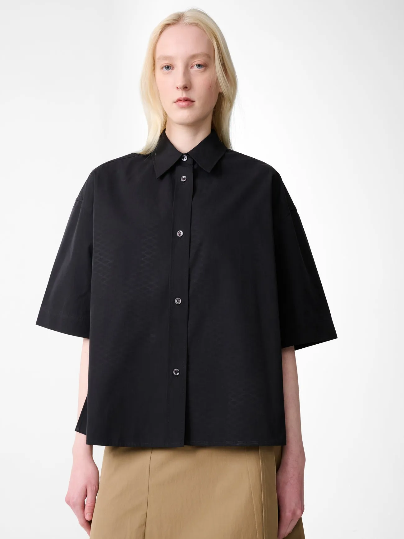 Tocoa Shirt in Black sold by Studio Nicholson product image thumbnail 2