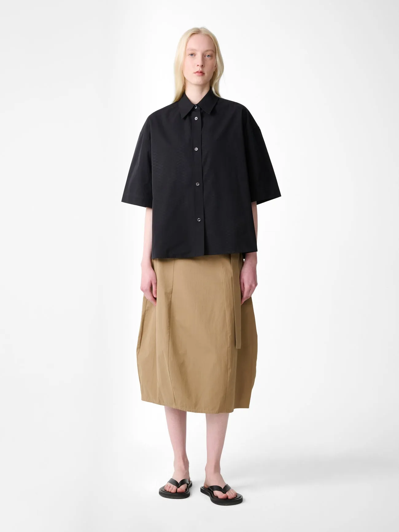 Tocoa Shirt in Black sold by Studio Nicholson product image thumbnail 3