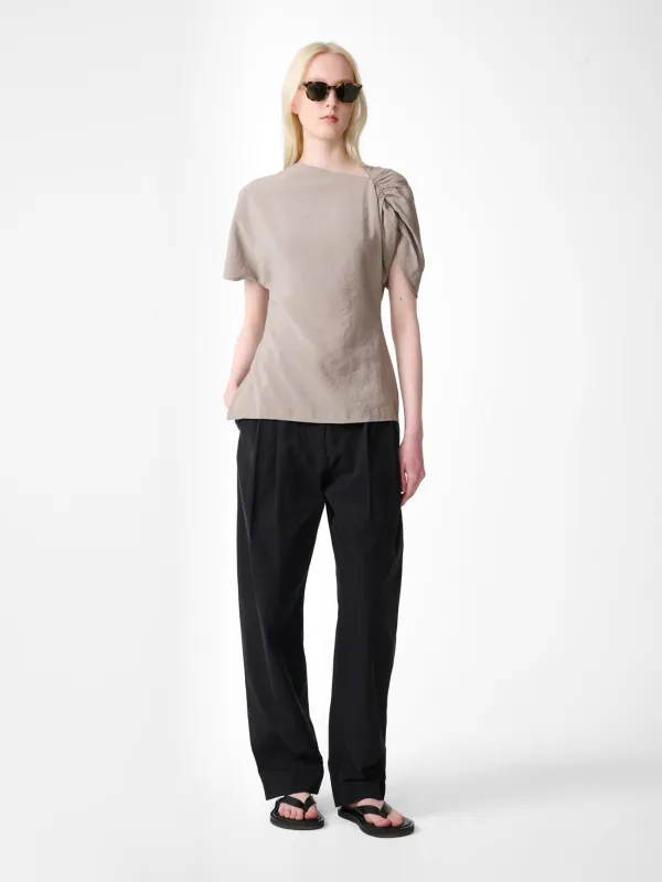 Carpi Top in Taupe made by Studio Nicholson
