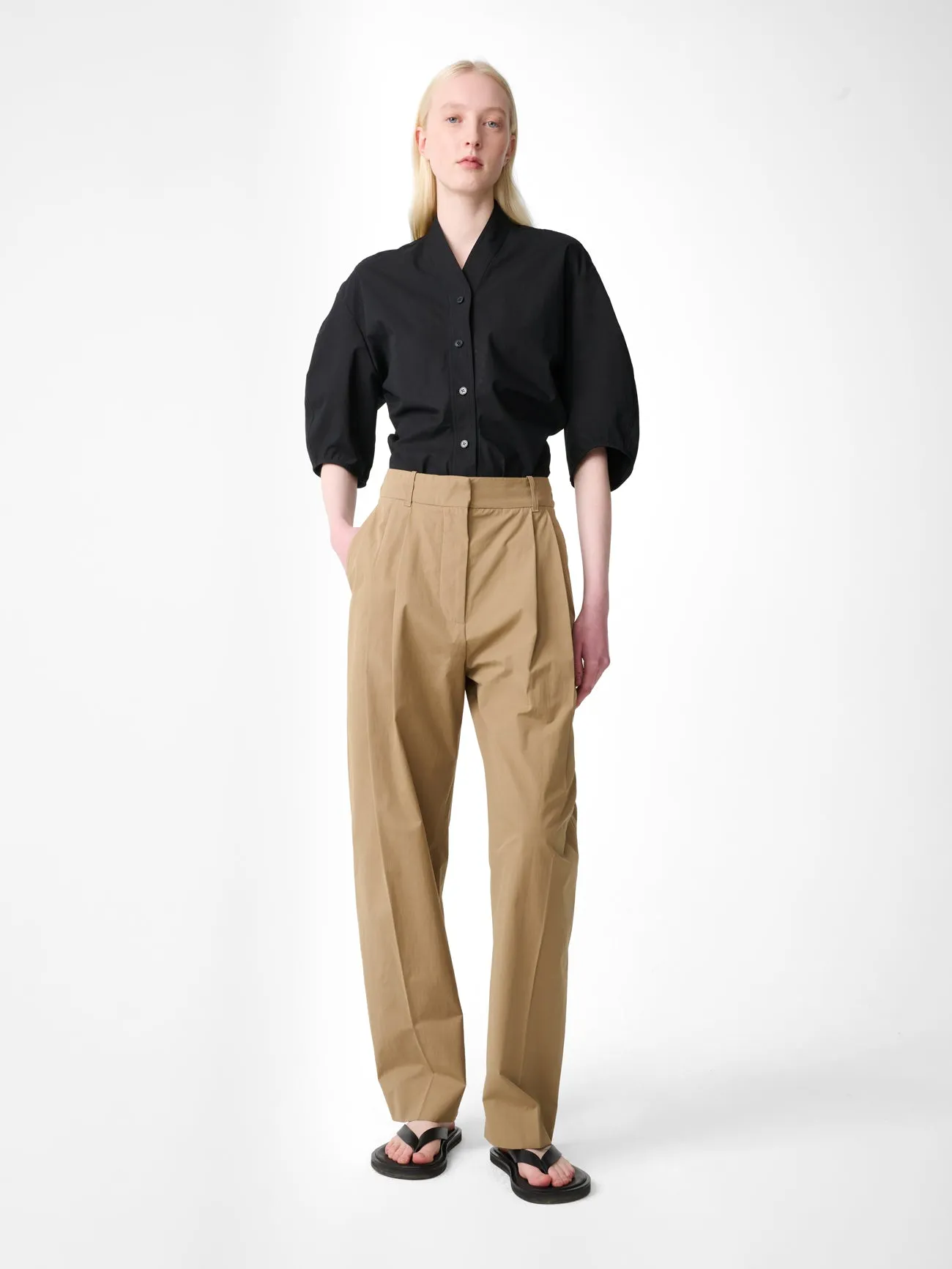 Asti Top in Black sold by Studio Nicholson product image thumbnail 5