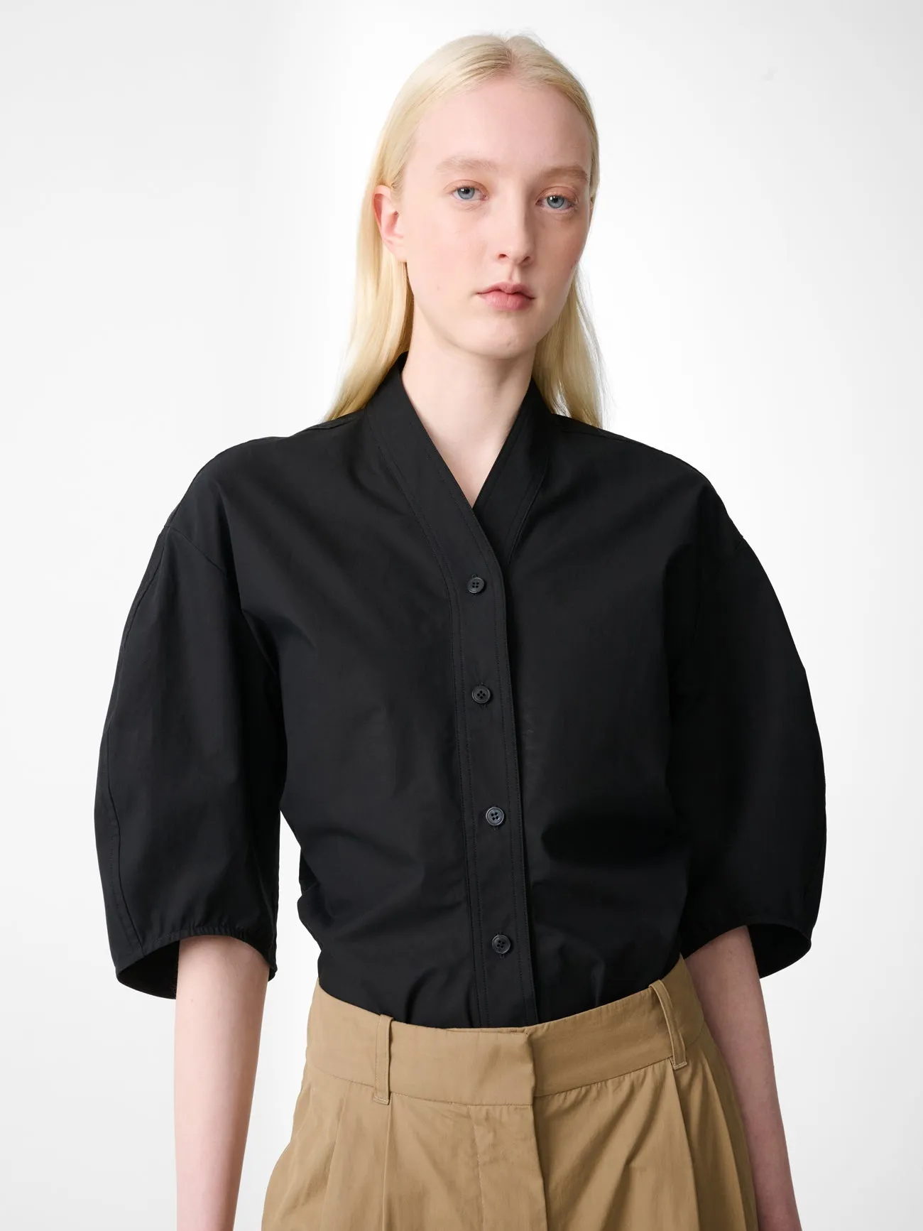 Asti Top in Black sold by Studio Nicholson product image thumbnail 2