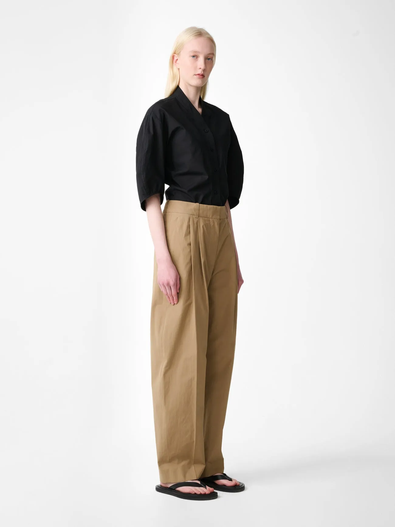 Asti Top in Black sold by Studio Nicholson product image thumbnail 3