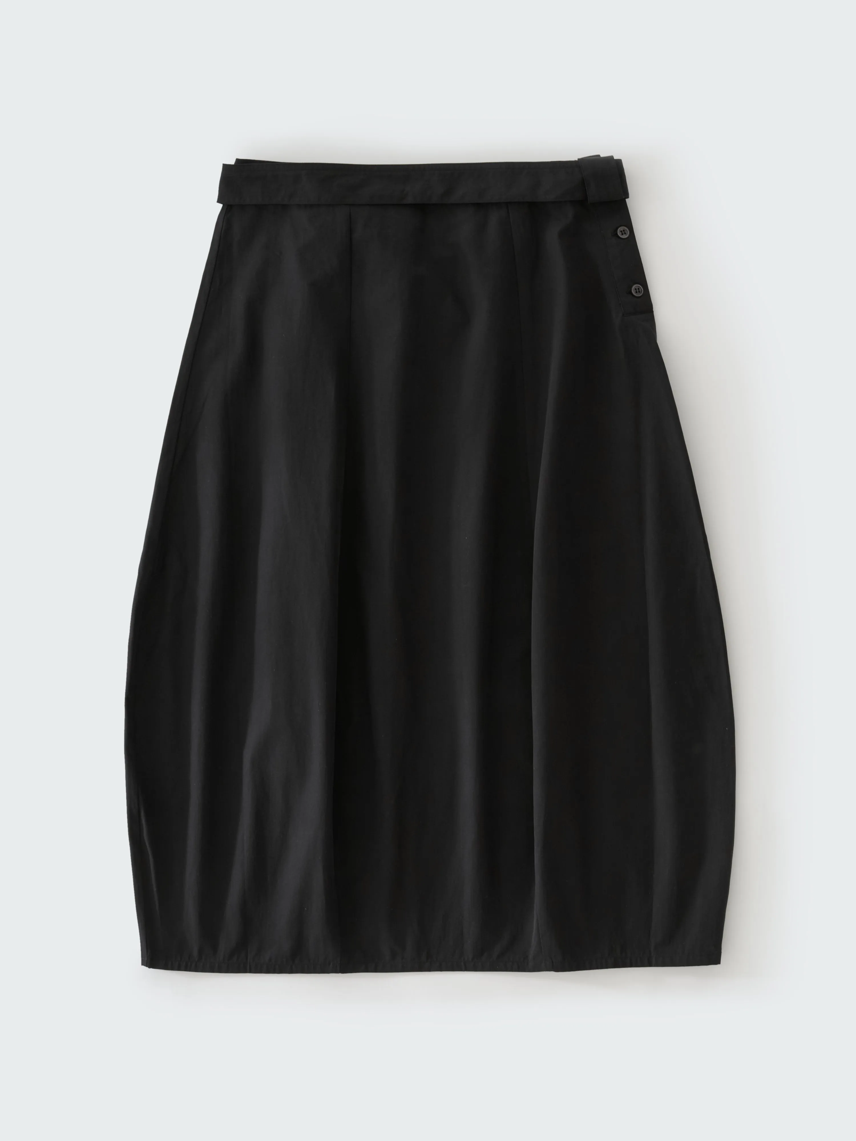 Orcha Cotton Skirt in Black sold by Studio Nicholson product image thumbnail 5