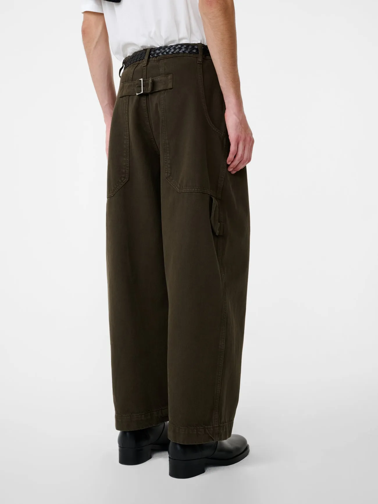 Bridges Denim Pant in Peat sold by Studio Nicholson product image thumbnail 5