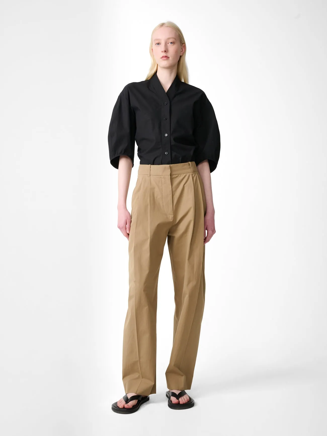 Sperro Cotton Pant in Chino sold by Studio Nicholson product image thumbnail 4