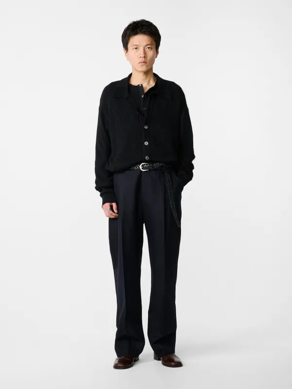 Hamto Cardigan in Black made by Studio Nicholson