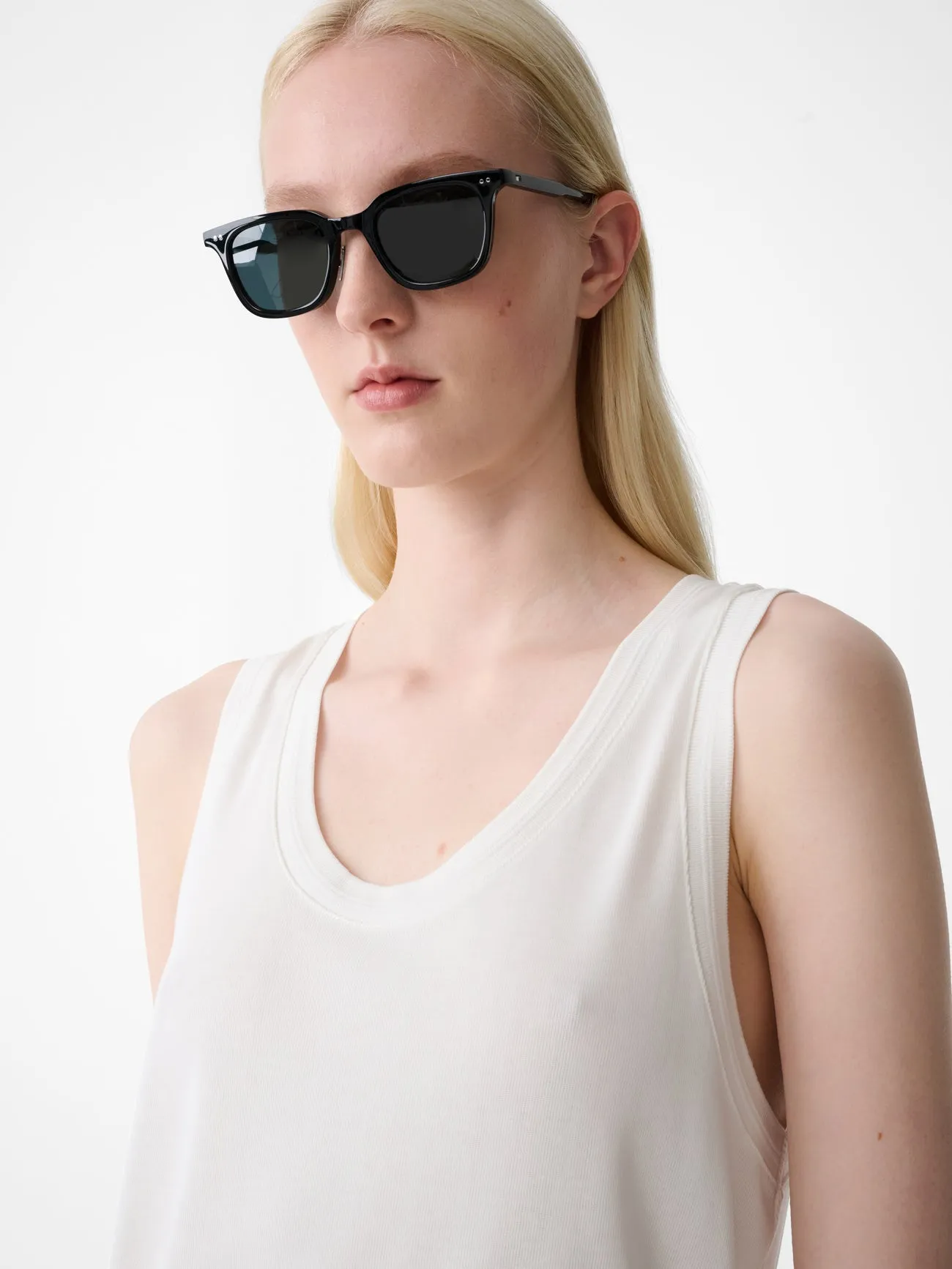 Votan Jersey Top in Panna sold by Studio Nicholson product image thumbnail 5