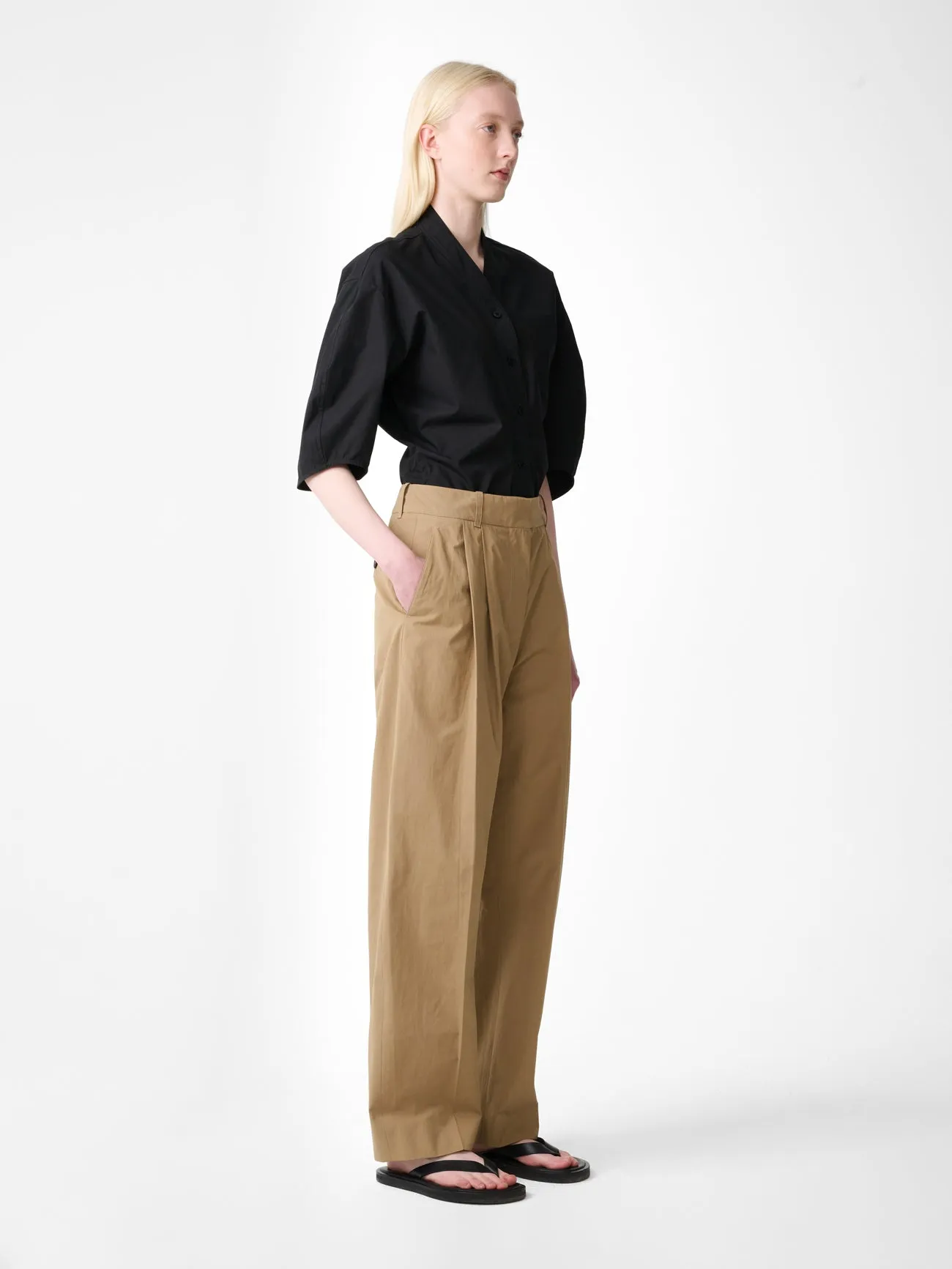 Sperro Cotton Tailored Pant in Chino sold by Studio Nicholson product image thumbnail 3