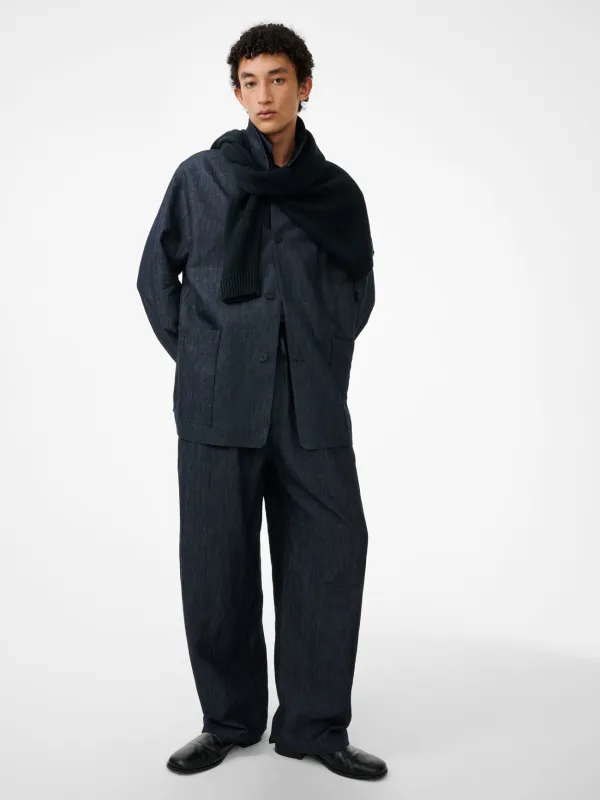 Sonny Cotton Drawstring Pant in Indigo made by Studio Nicholson