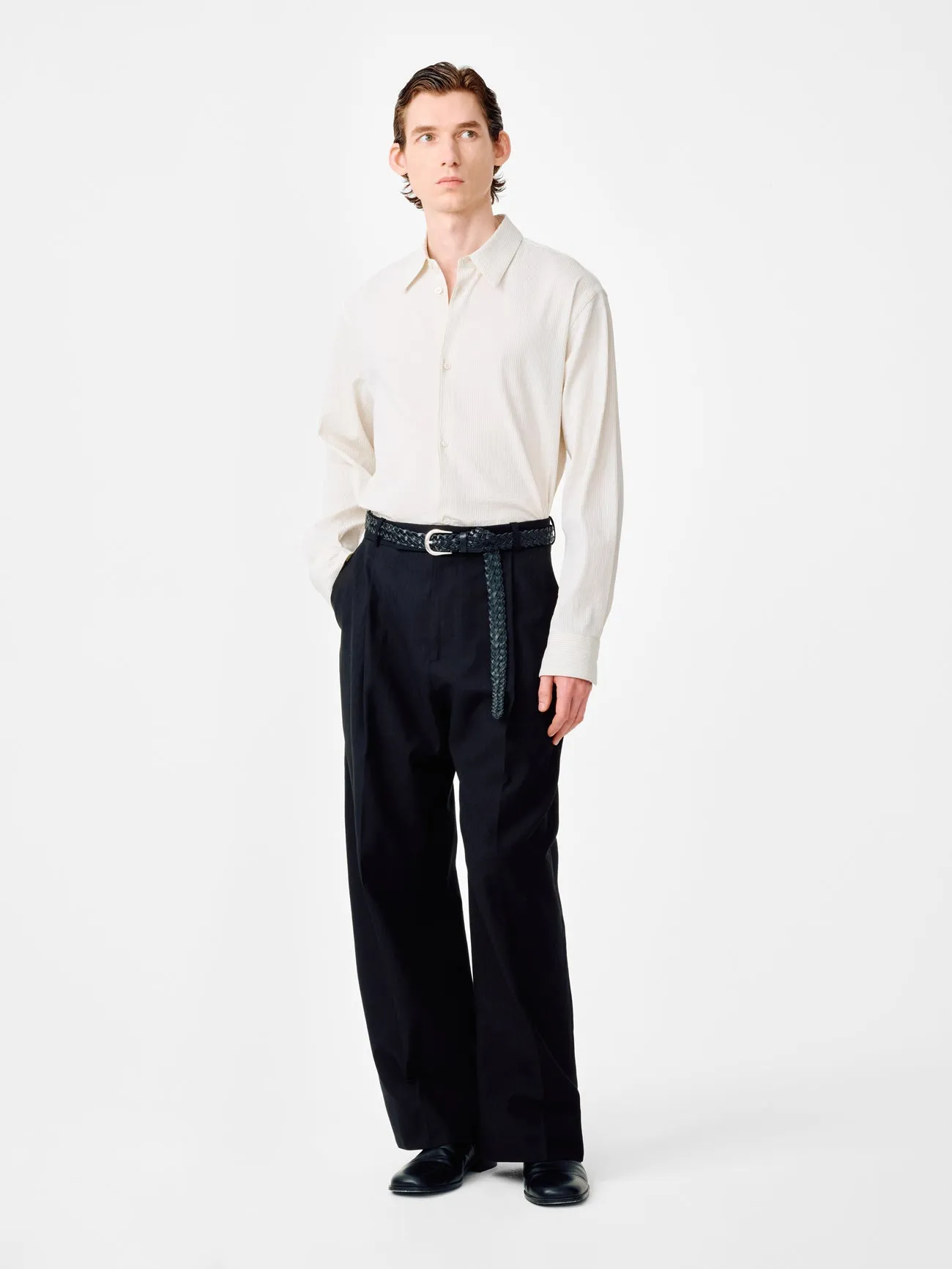 Pull Tailored Pant in Black sold by Studio Nicholson product image thumbnail 2