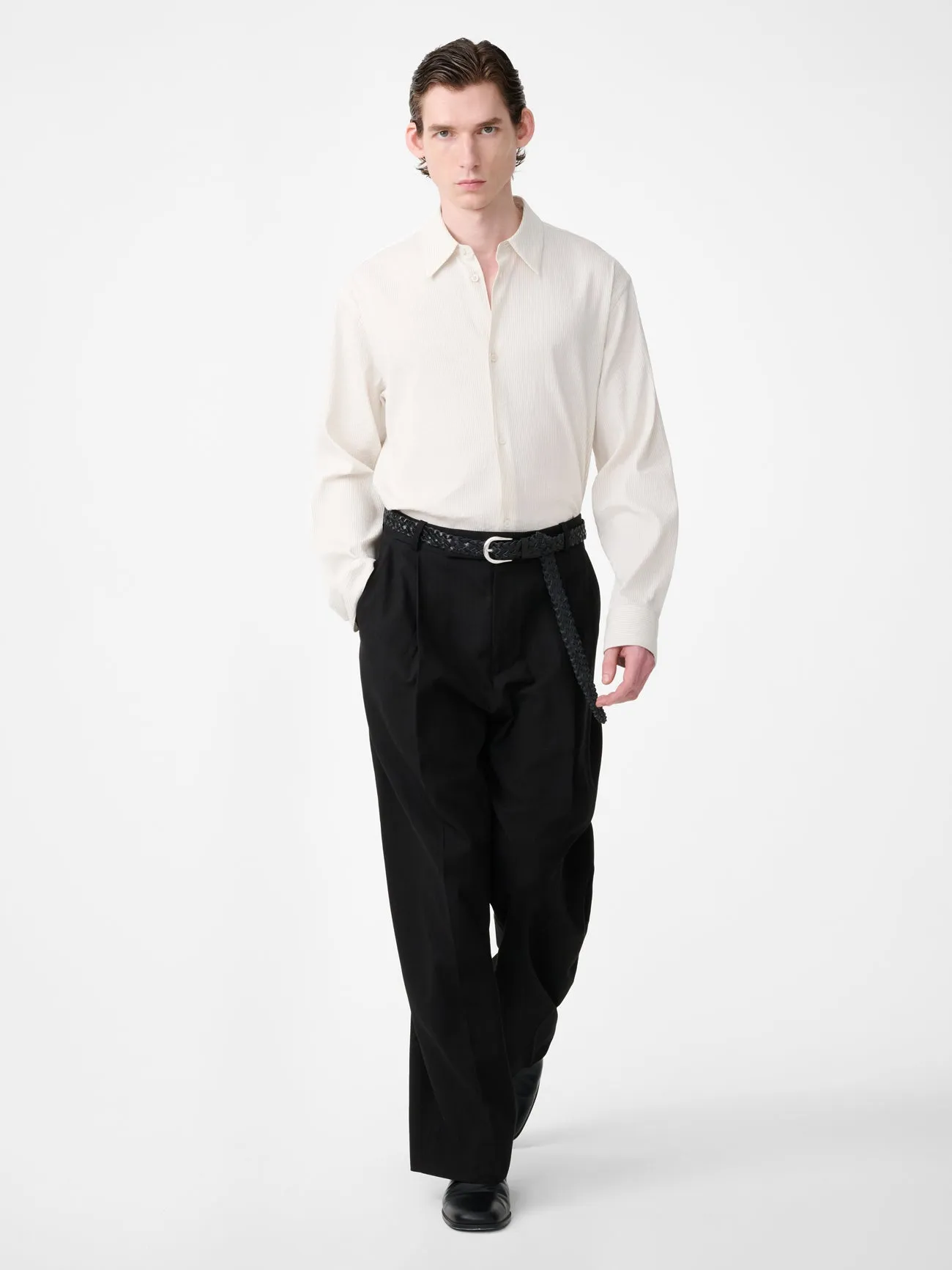 Pull Tailored Pant in Black sold by Studio Nicholson product image thumbnail 5
