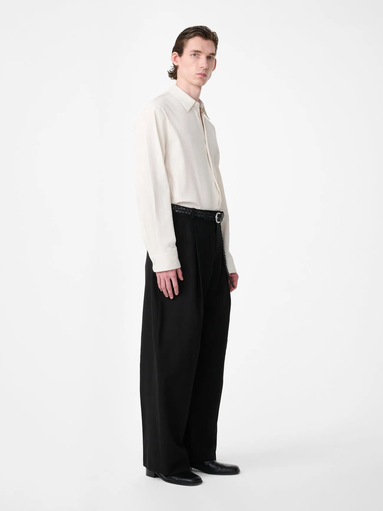 Pull Tailored Pant in Black sold by Studio Nicholson product image thumbnail 3