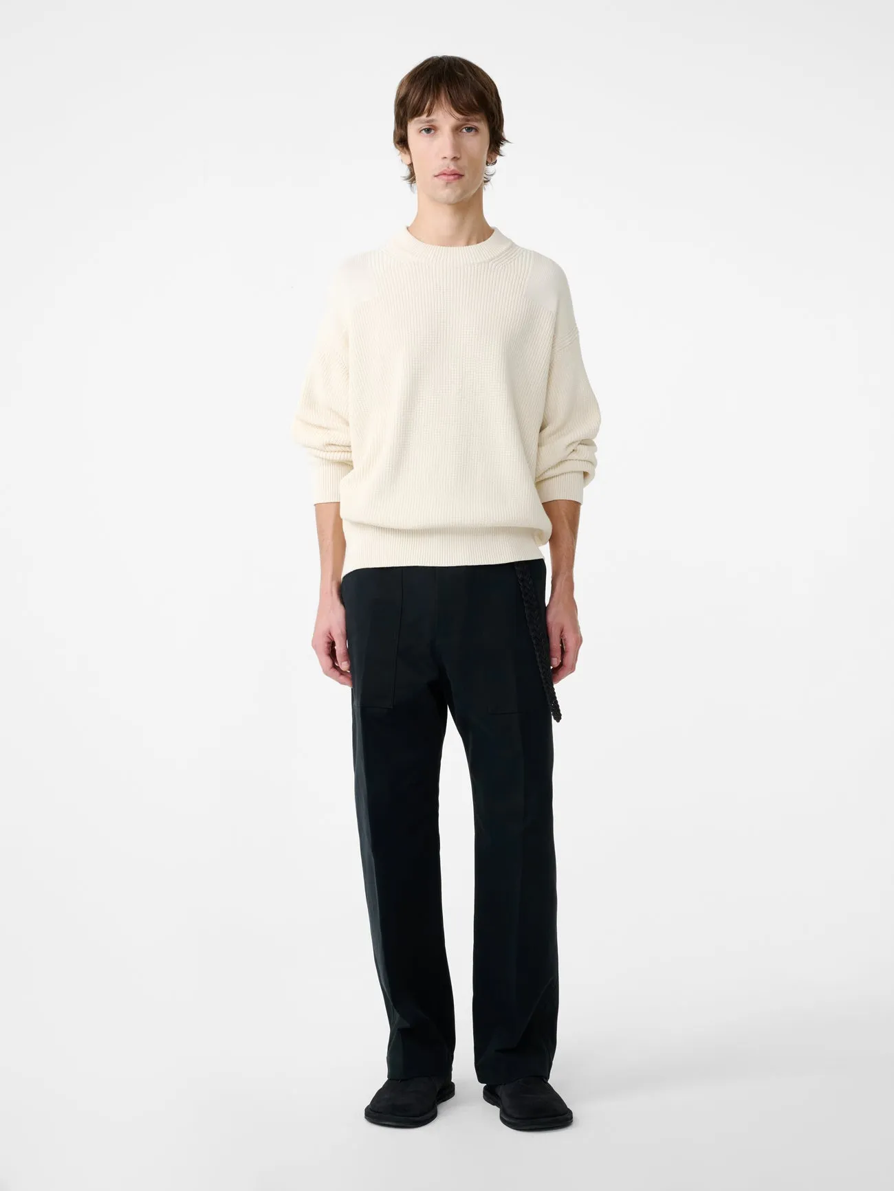 Balos Straight Leg Pant in Darkest Navy sold by Studio Nicholson product image thumbnail 2