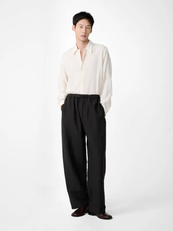 View Matelasse Shirt in Milk made by Studio Nicholson