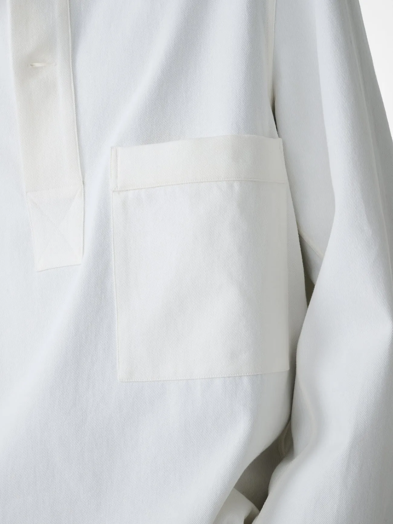 Stowe Polo Shirt in Salt sold by Studio Nicholson product image thumbnail 5