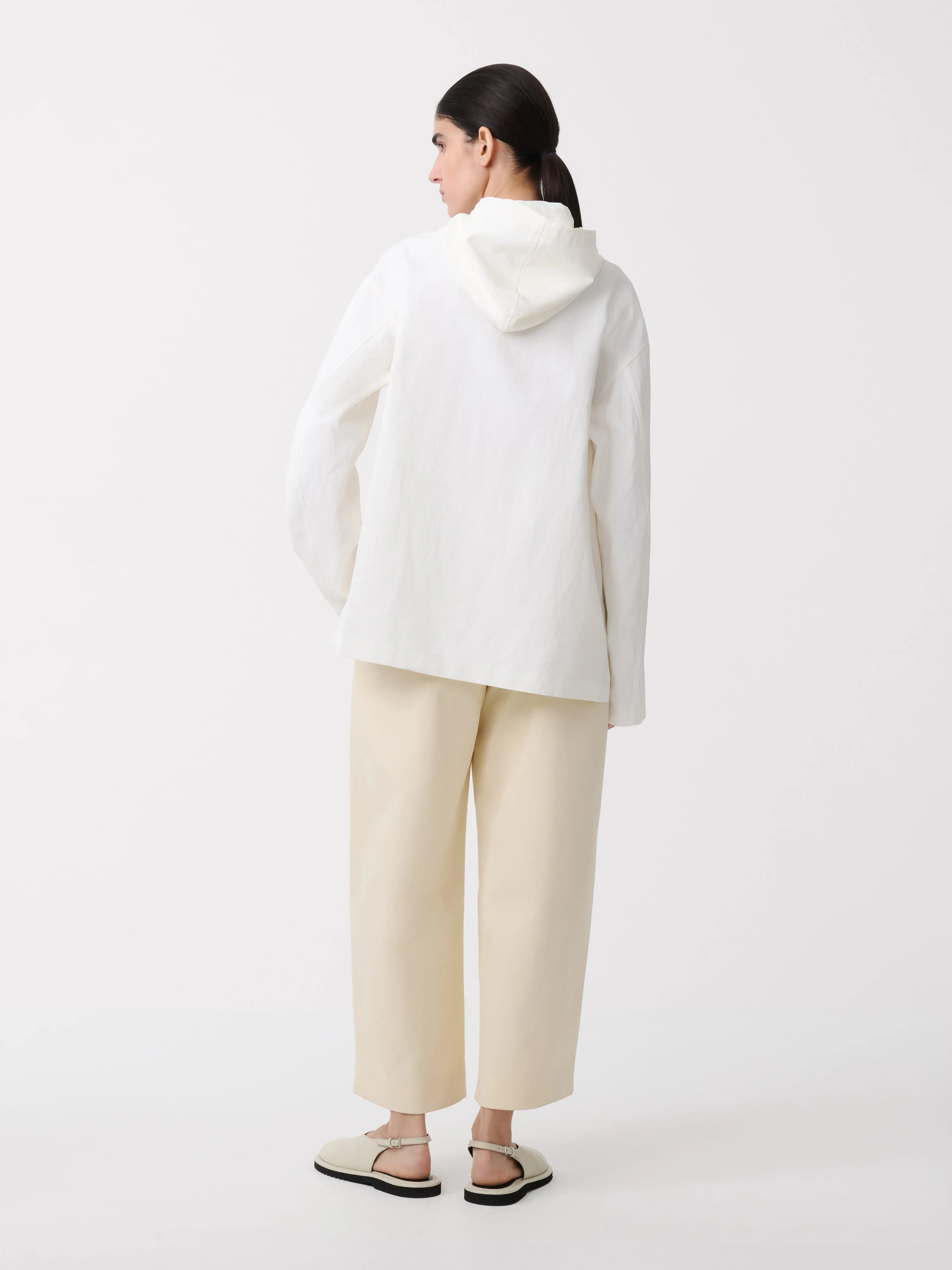 Dordoni Pleated Pant in Cream sold by Studio Nicholson product image thumbnail 2