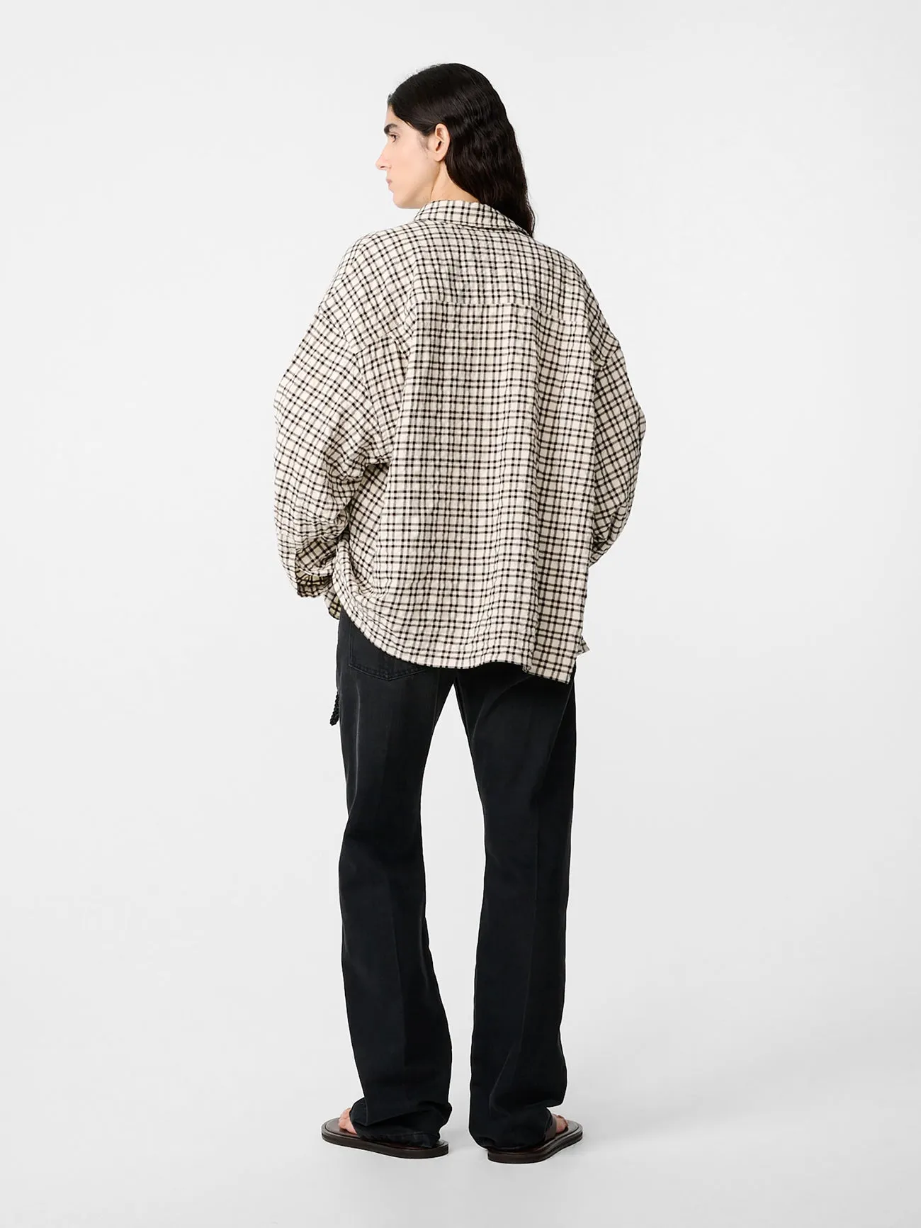 Barra Straight Leg Denim Pant in Faded Black Wash sold by Studio Nicholson product image thumbnail 3